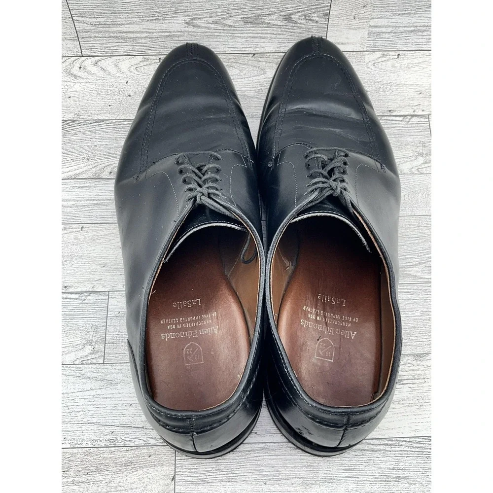 Allen Edmonds LaSalle Shoes Mens Size 11.5 D Dress Leather‎ Lace Up Oxford USA